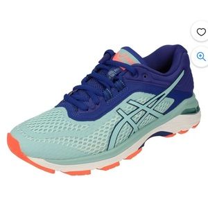 Size 10-ASICS GT 2000 Model 6 Blue Orange With Flyte foam & Dynamic Duo Max